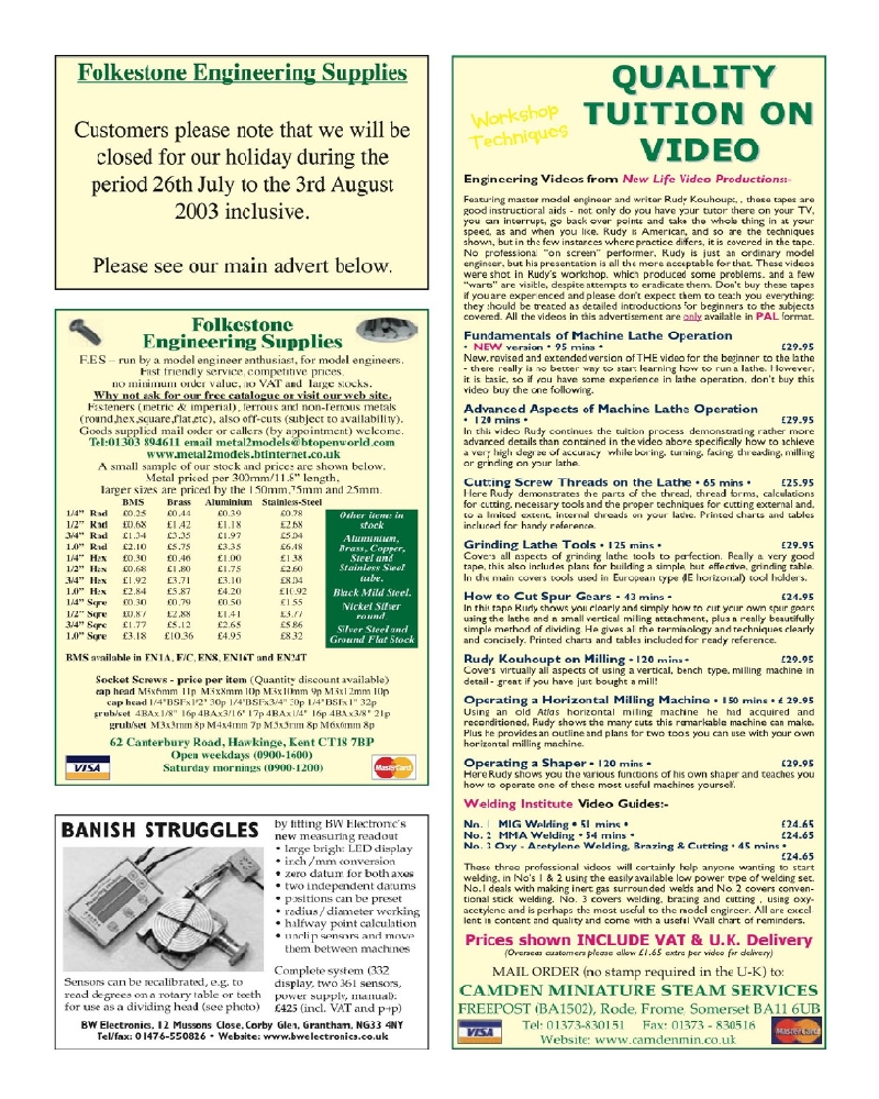 Model Engineers 2003-091